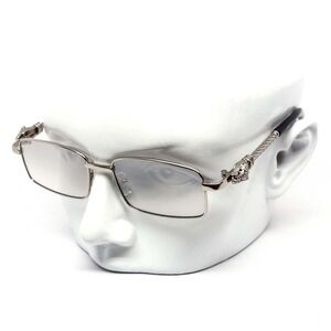 Silver Frame Clear Glasses Men's Fashion Eye Glasses Hip Hop Street Trendy Gafas